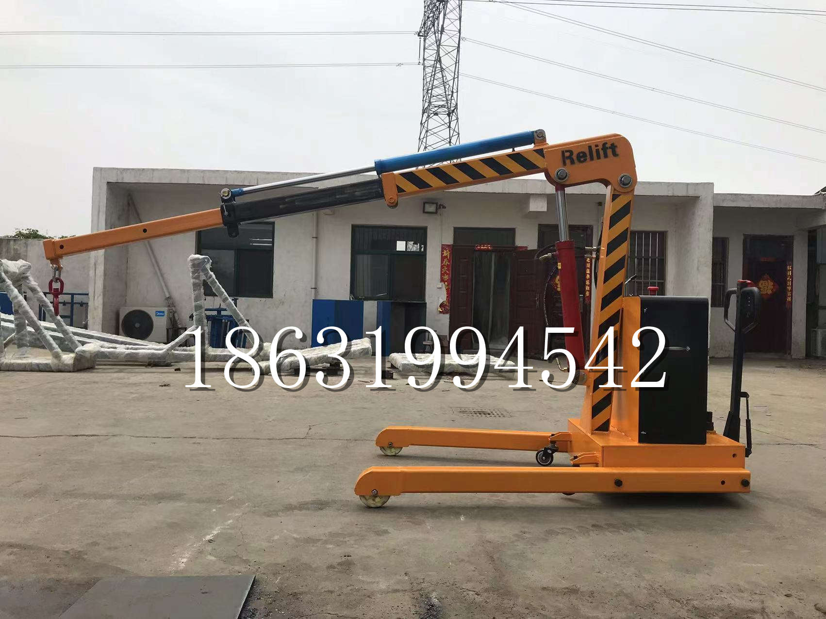 永济市久征定做3吨三轮随车吊 农用园林绿化移树吊 平板工程用小吊机