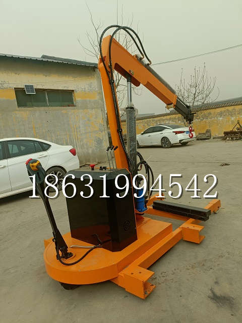 永济市自卸车厢随车吊 自制轮式四不像起重机 四驱平板吊 5吨 贵盛